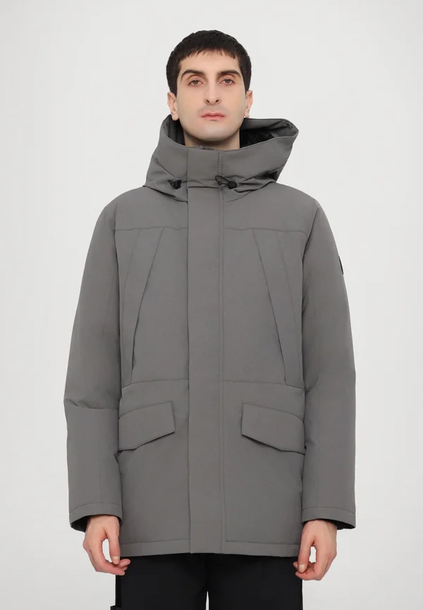 GRANT - Daunenmantel - steel grey