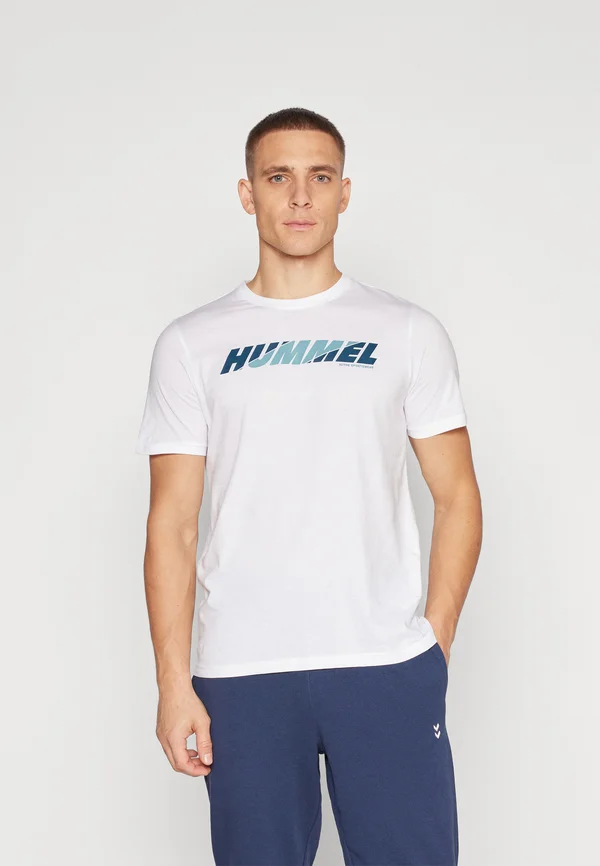 GRAPHIC BOLD LOGO TEE - T-Shirt print - white