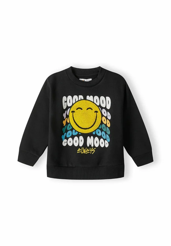 GRAPHIC CREW NECK - Sweatshirt - black