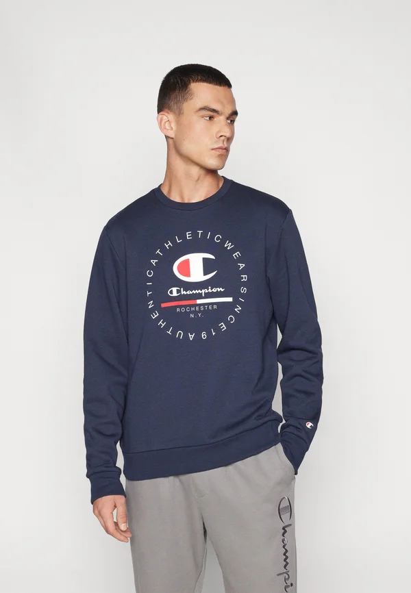 GRAPHIC CREWNECK - Sweatshirt - dark blue