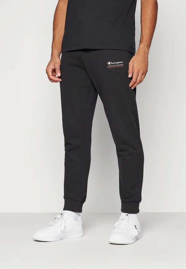GRAPHIC CUFF PANTS - Jogginghose - black