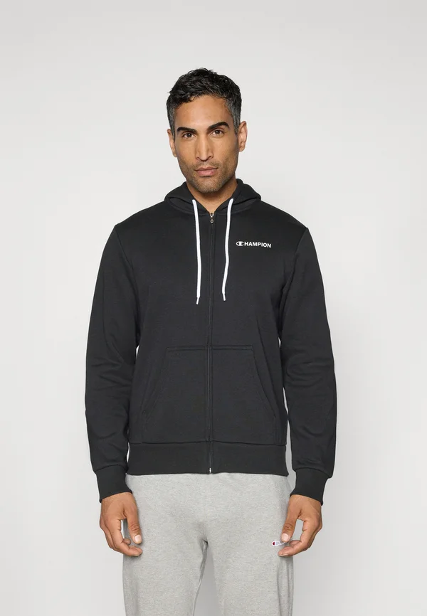 GRAPHIC FULL ZIP HOODIE - Sweatjacke - black