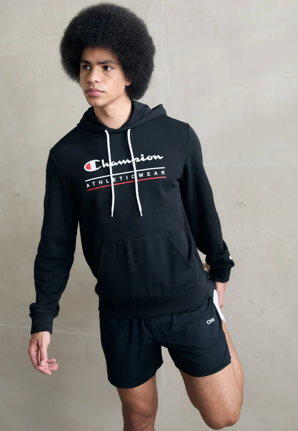 GRAPHIC HOODIE - Kapuzenpullover - black