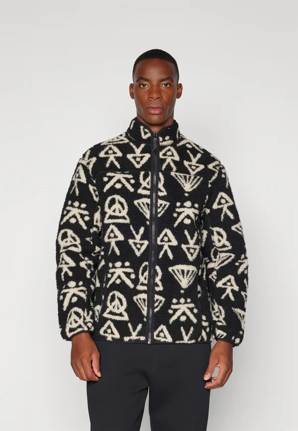 GRAPHIC JACKET - Winterjacke - black