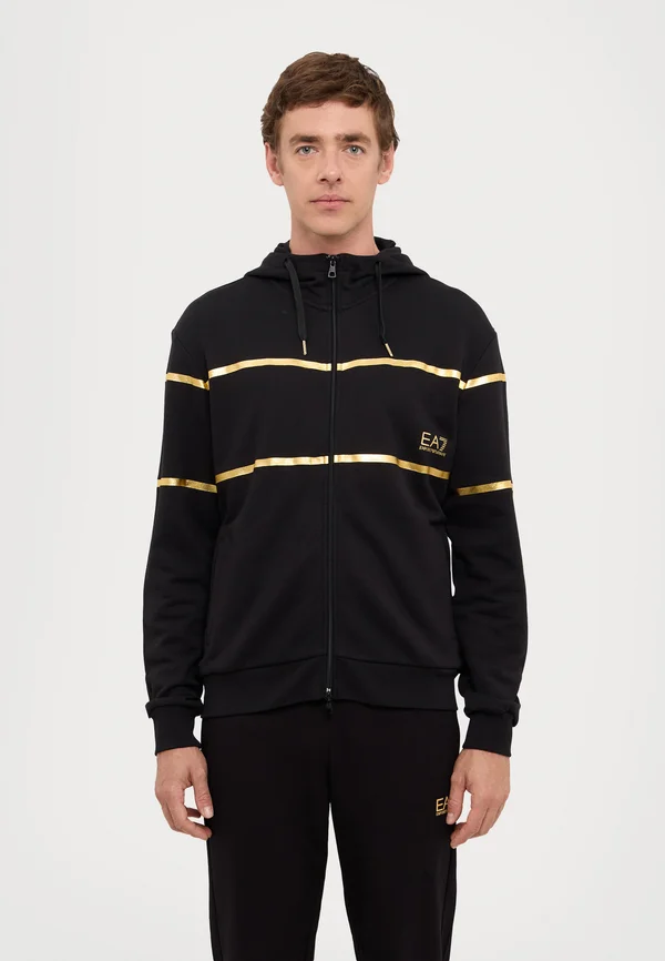 GRAPHIC SERIES HOODIE - Sweatjacke - black/gold