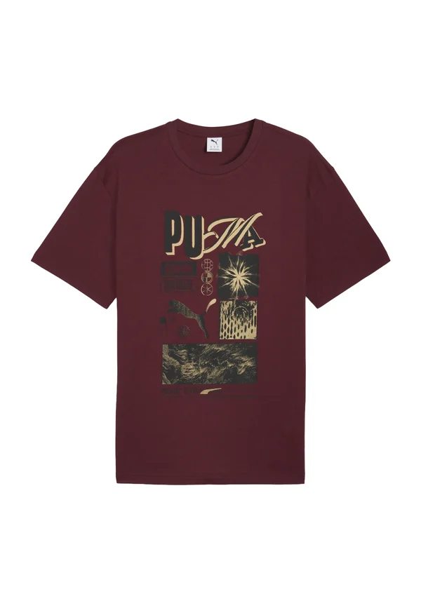 GRAPHIC SPORTSWEAR - T-Shirt print - ruby shimmer