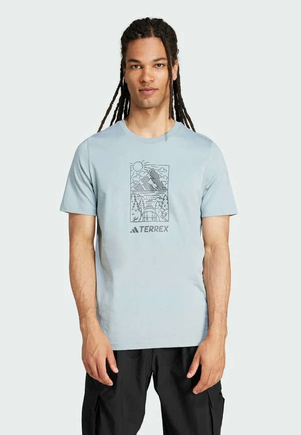 GRAPHIC - T-Shirt print - magic grey met