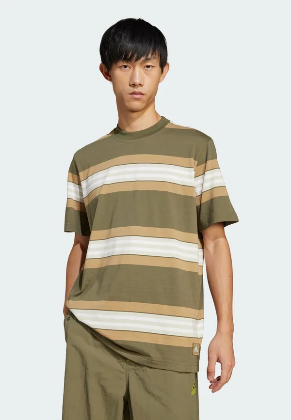 GRAPHIC - T-Shirt print - olive strata
