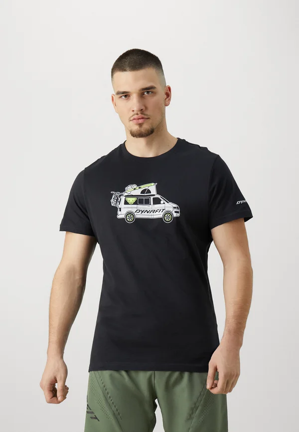 GRAPHIC TEE - T-Shirt print - black out
