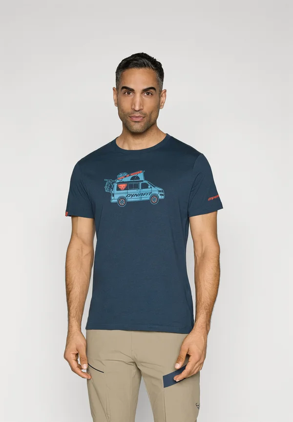 GRAPHIC TEE - T-Shirt print - blueberry