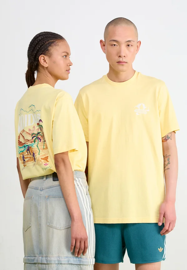 GRAPHIC TEE UNISEX - T-Shirt print - almost yellow