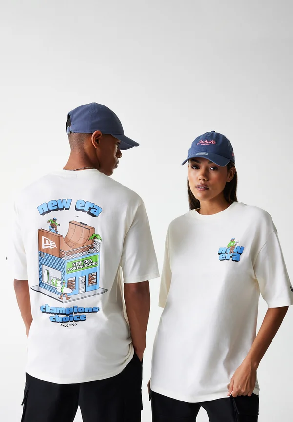 GRAPHIC TEE UNISEX - T-Shirt print - off white