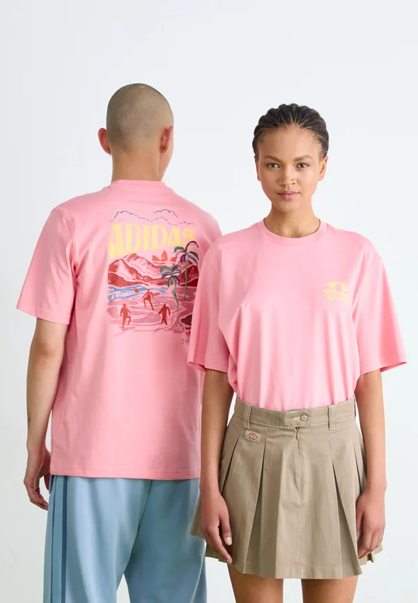 GRAPHIC TEE UNISEX - T-Shirt print - semi pink spark