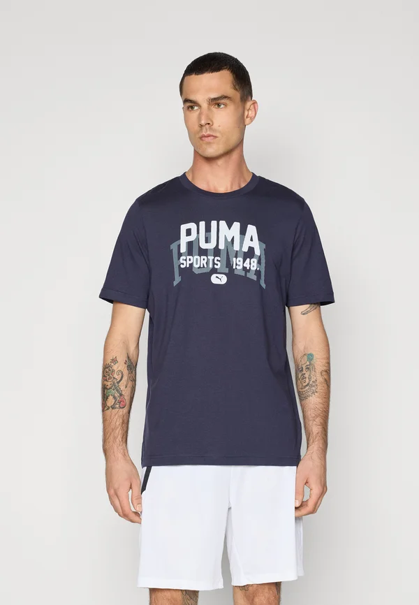 GRAPHIC VARSITY - T-Shirt print - new navy