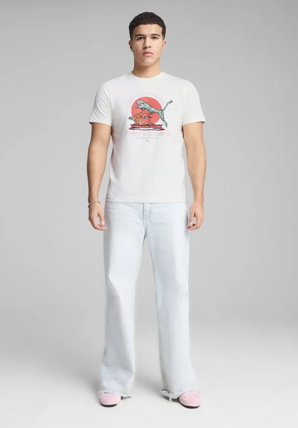GRAPHICS BONSAI TEE  - T-Shirt print - white