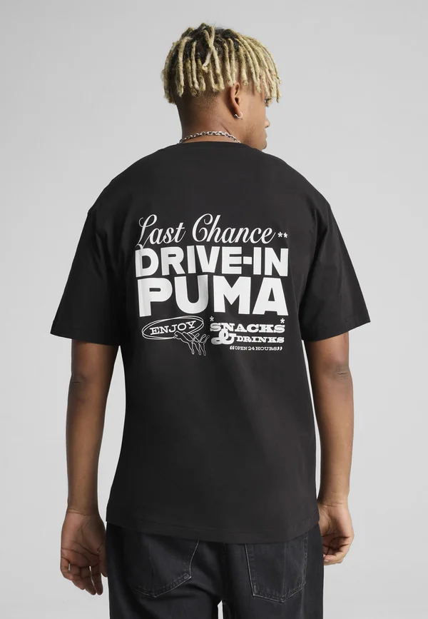 GRAPHICS  DRIVE-IN - T-Shirt print - black