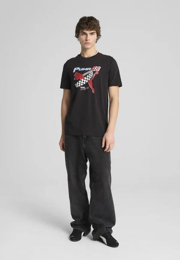 GRAPHICS MOTO - T-Shirt print - black