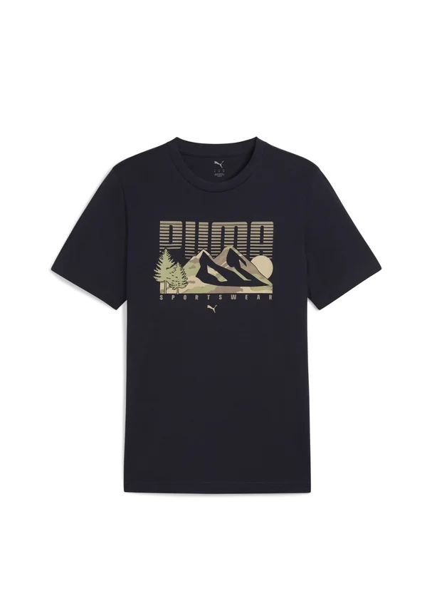 GRAPHICS MOUNTAIN - T-Shirt print - new navy
