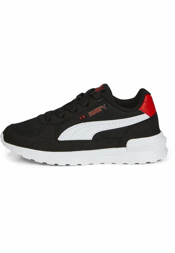 GRAVITON - Sneaker low - black white red