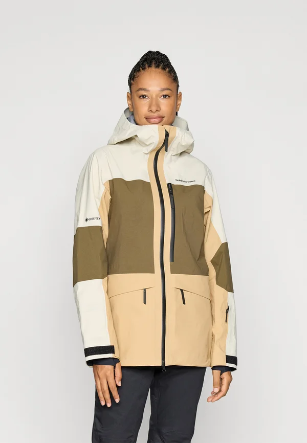 GRAVITY GORE-TEX JACKET - Snowboardjacke - sierra sand/meadow moss