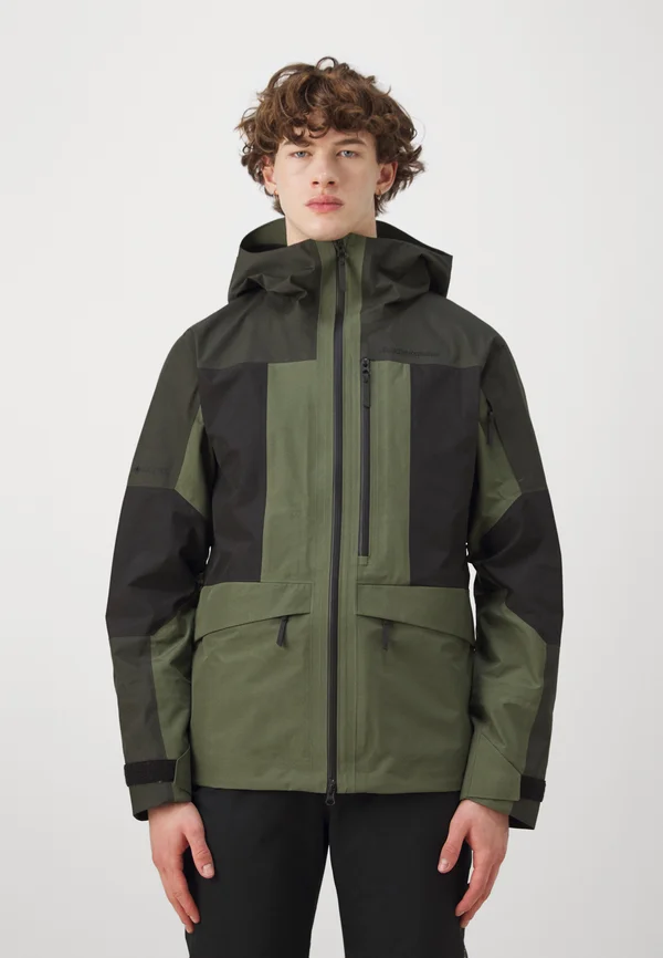 GRAVITY GORETEX  JACKET - Skijacke - olive extreme/offblack/pine needle
