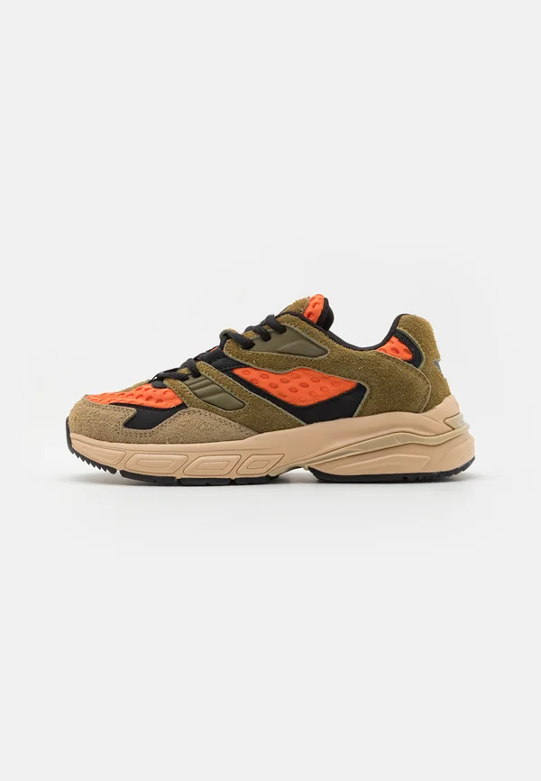 GRAVITY UNISEX - Sneaker low - bright orange/army