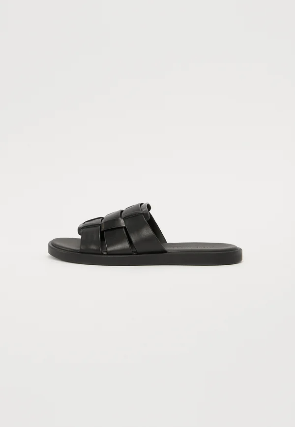 GRAYSON - Pantolette flach - black