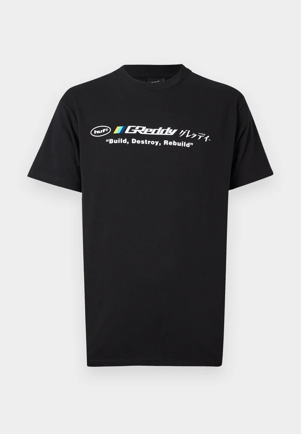 GREDDY MOTORS TEE - T-Shirt print - black