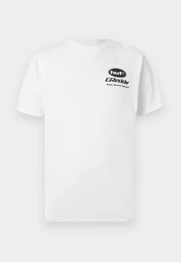 GREDDY PARTS TEE UNISEX - T-Shirt print - white