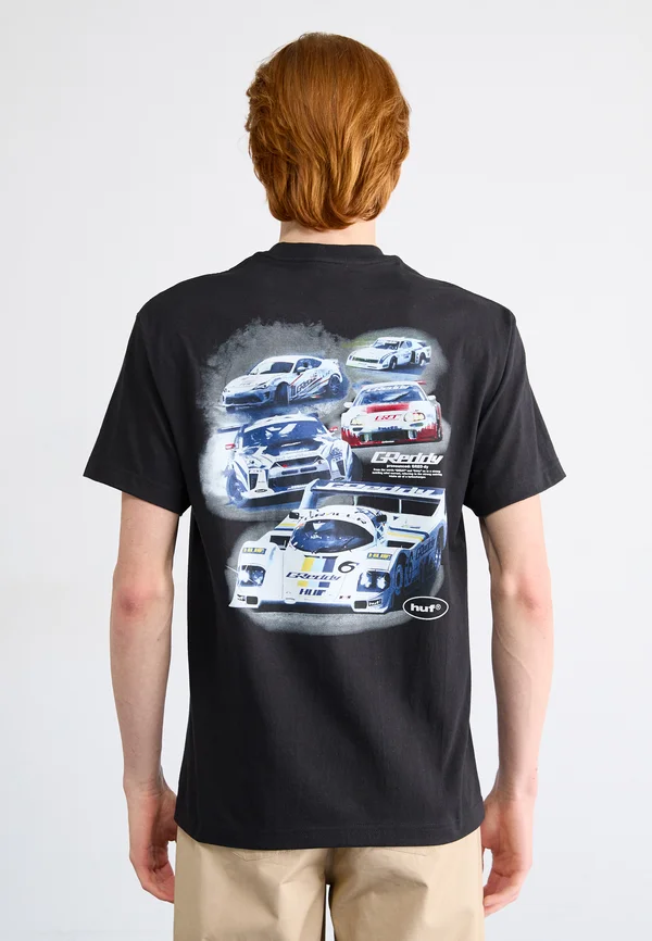 GREDDY TEE - T-Shirt print - black