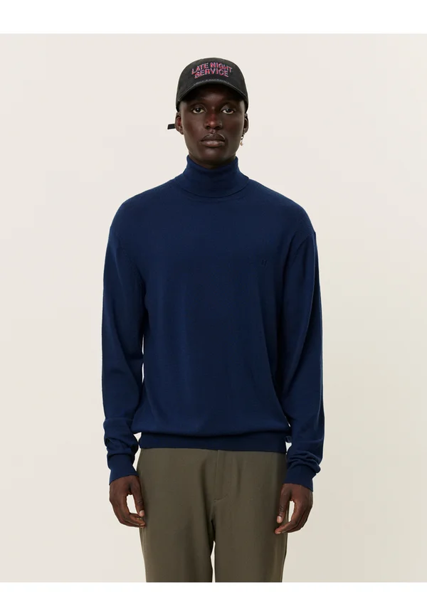 GREYSON ROLLNECK - Strickpullover - dark navy