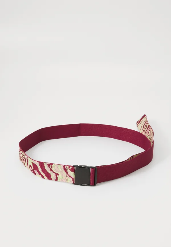 GRID BELT UNISEX - Gürtel - bordeaux/multi-coloured
