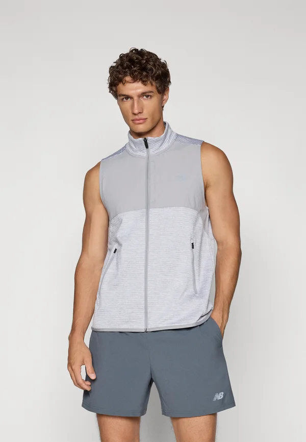 GRID VEST - Weste - athletic grey