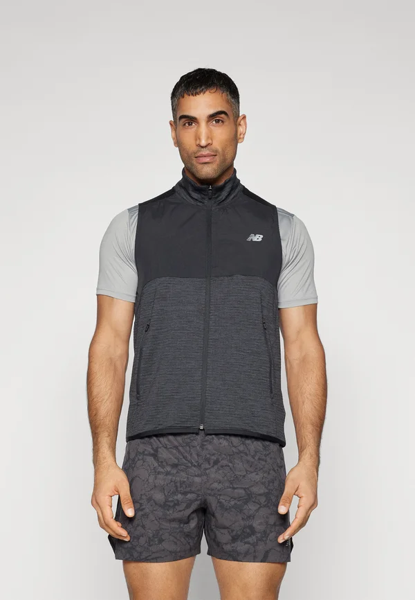 GRID VEST - Weste - black
