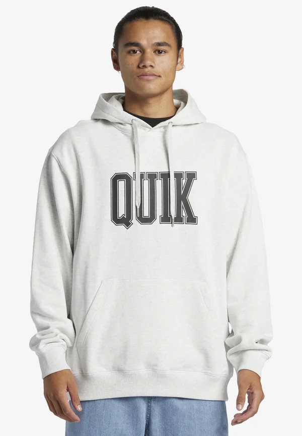 GRIFFIN HOODIE - Kapuzenpullover - white marble heather