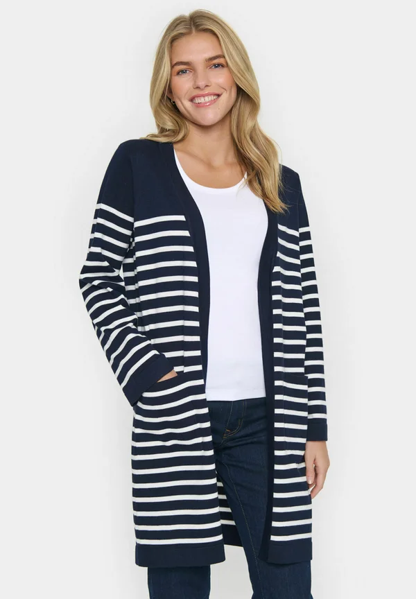 GRILASZ OPEN  - Strickjacke - baritone ice stripe