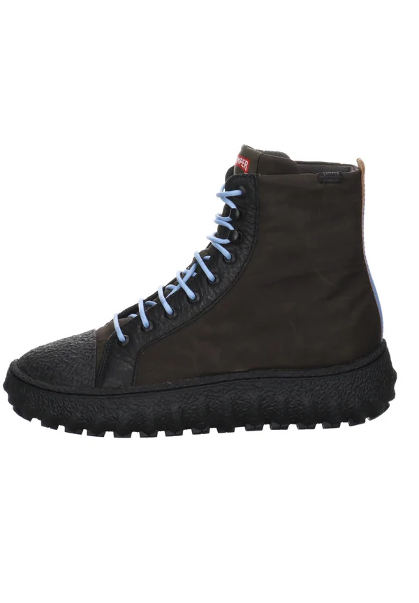GROUND  - Schnürstiefelette - schwarz dunkel