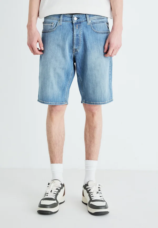 GROVER SHORTS - Jeans Shorts - medium blue