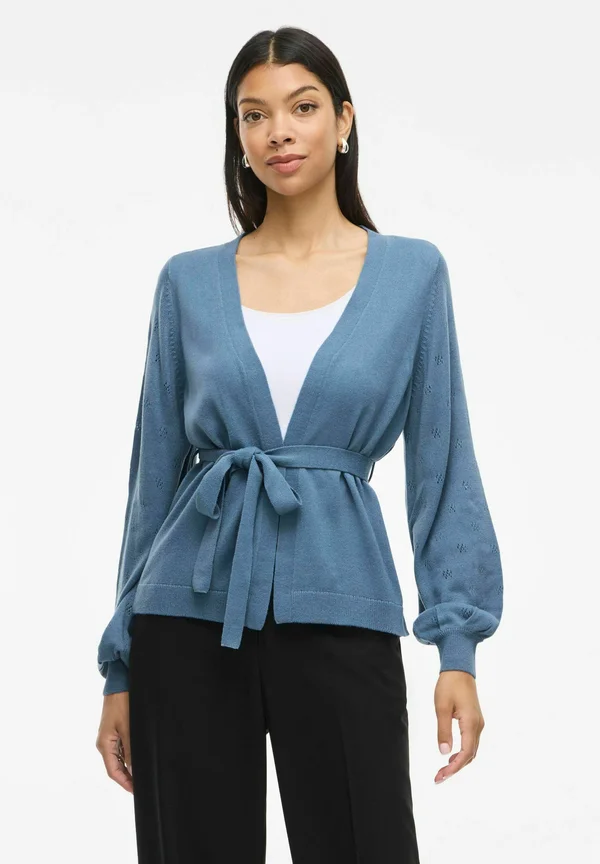GÜRTEL - Strickjacke - coronet blue
