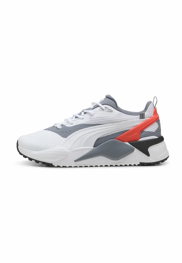 GS-X EFEKT - Golfschuh - white gray tile red blast