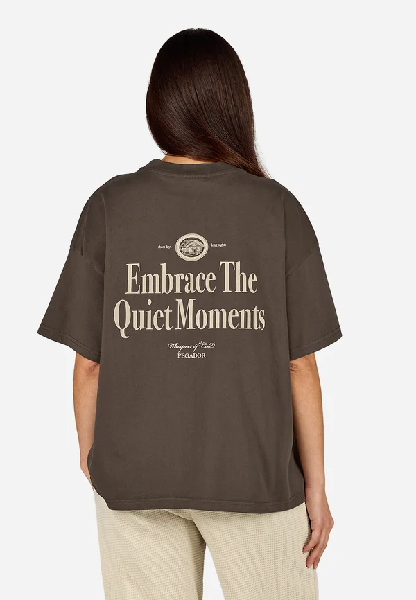 GUARDA - T-Shirt print - washed walnut brown