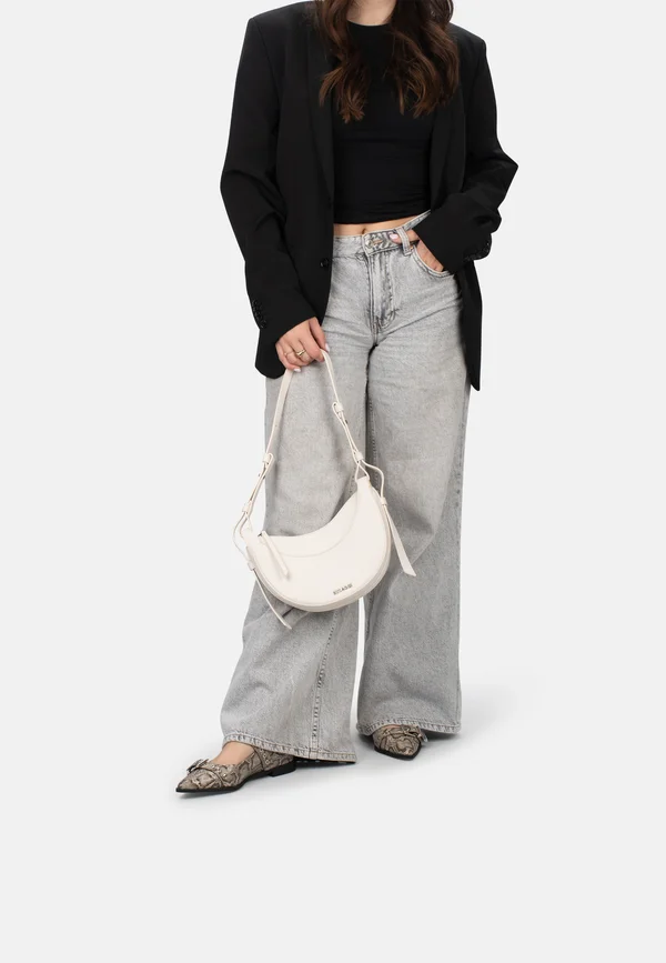 GULIA LOAFERS. - Riemchenballerina - grey with combination