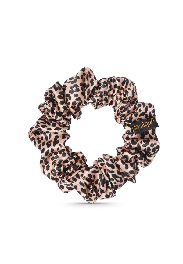 GUMKA DO WŁOSÓW Z JEDWABIU -      LEOPARD - Haar-Styling-Accessoires - leopard