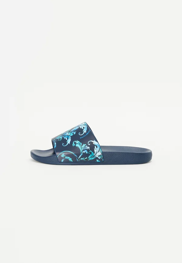 GUMMY LOGO BAROQUE - Badesandale - blue