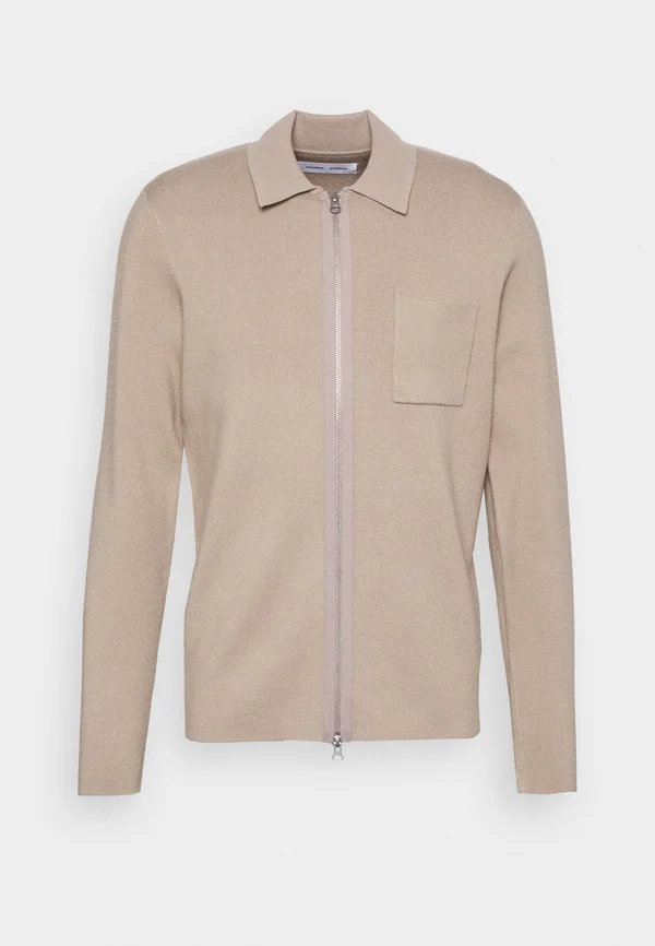 GUNA ZIP - Strickjacke - beige