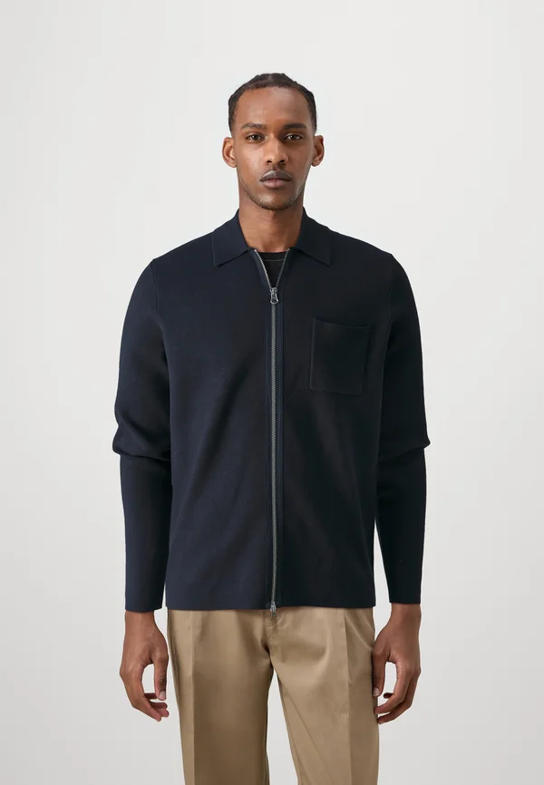 GUNA ZIP - Strickjacke - sky captain