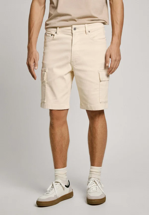GYMDIGO FIVE POCKETS - Shorts - ivory white