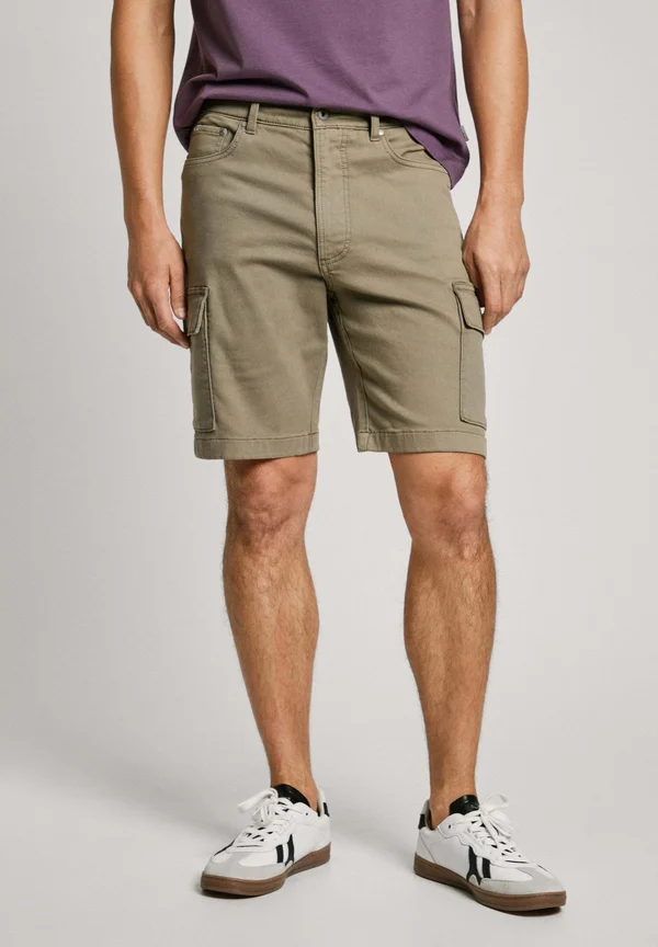 GYMDIGO FIVE POCKETS - Shorts - stone green