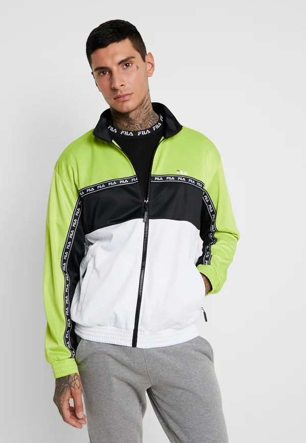 HACHIRO TRACK JACKET - Trainingsjacke - acid lime/black/bright white