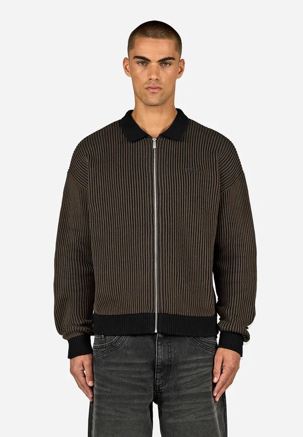 HAFLONG - Strickjacke - black